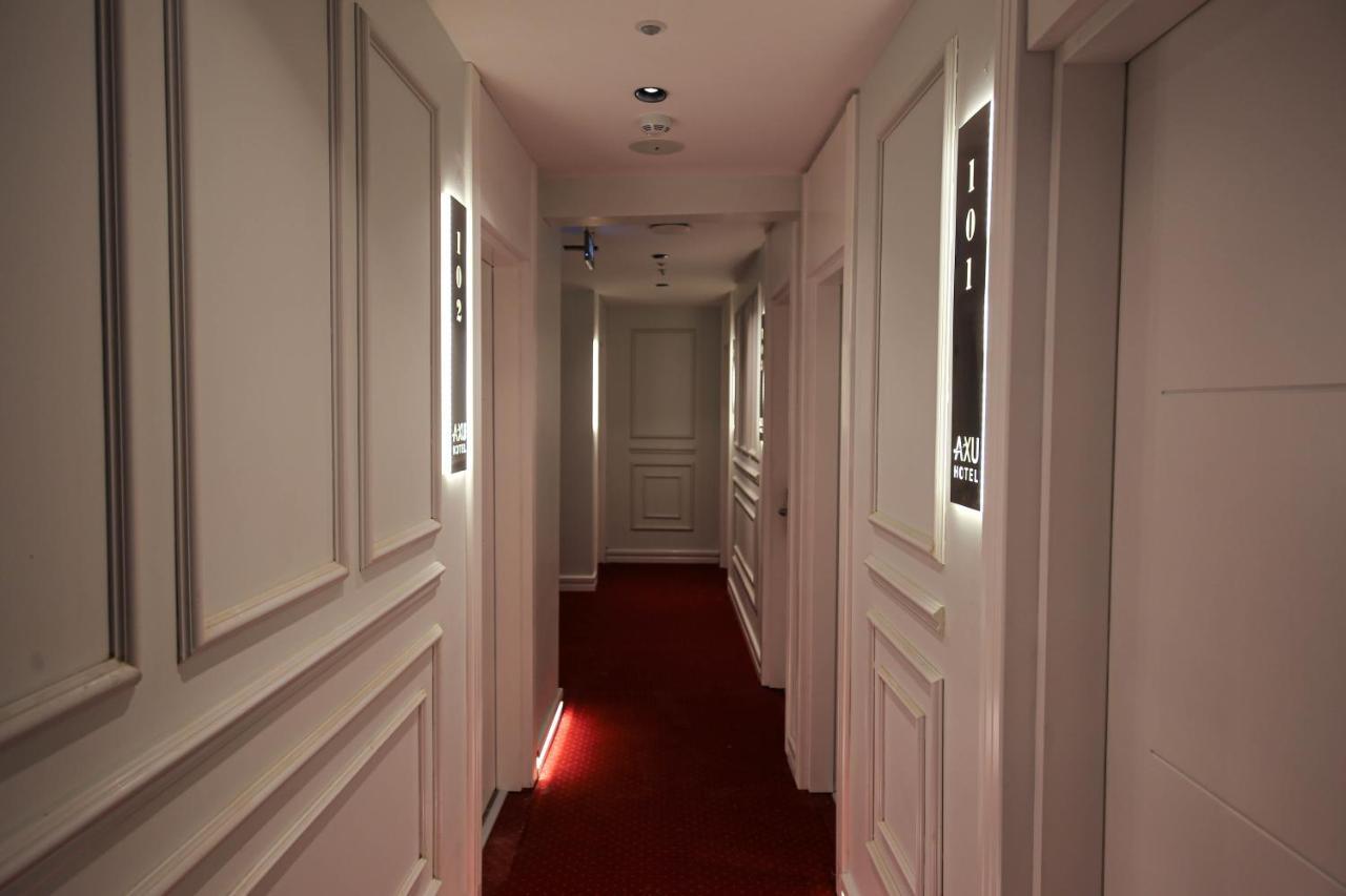Axu Airport Hotel Arnavutkoy Экстерьер фото A corridor at the hotel