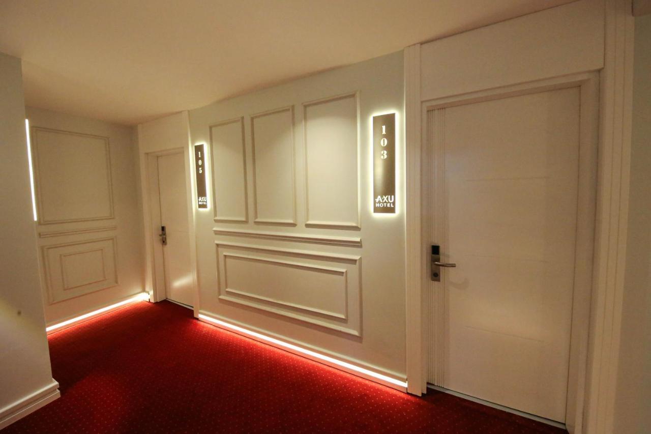 Axu Airport Hotel Arnavutkoy Экстерьер фото A corridor at the hotel